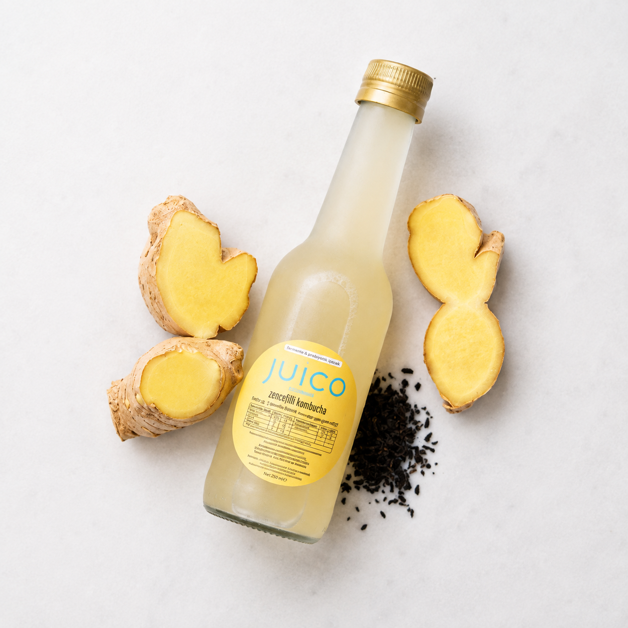 Zencefilli Kombucha