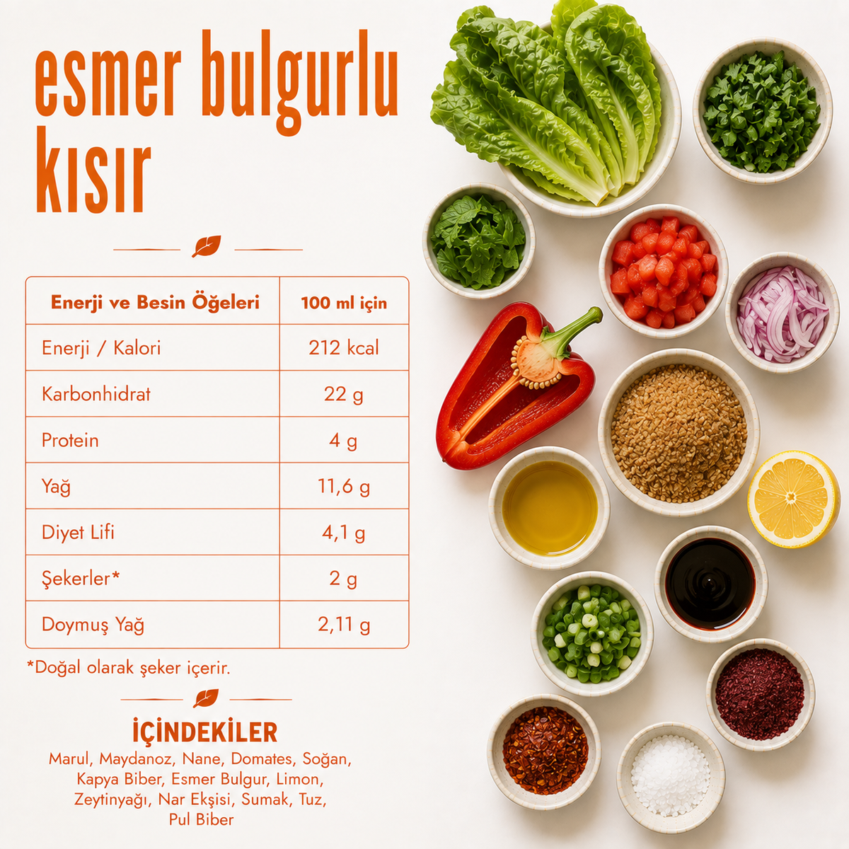 Esmer Bulgurlu Kısır