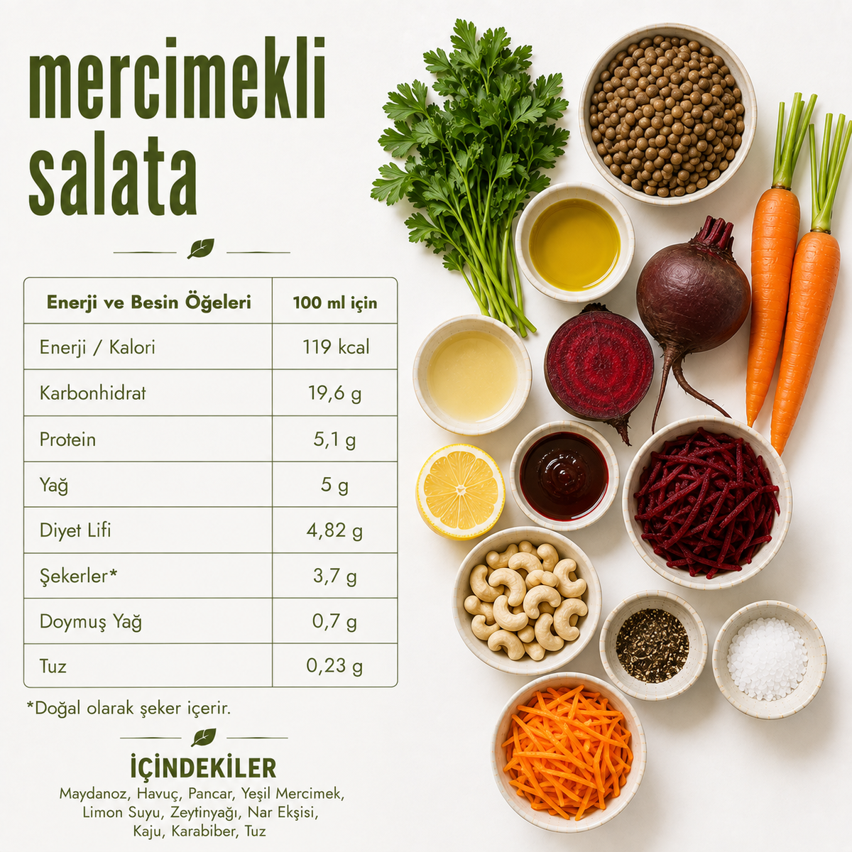 Mercimekli Salata