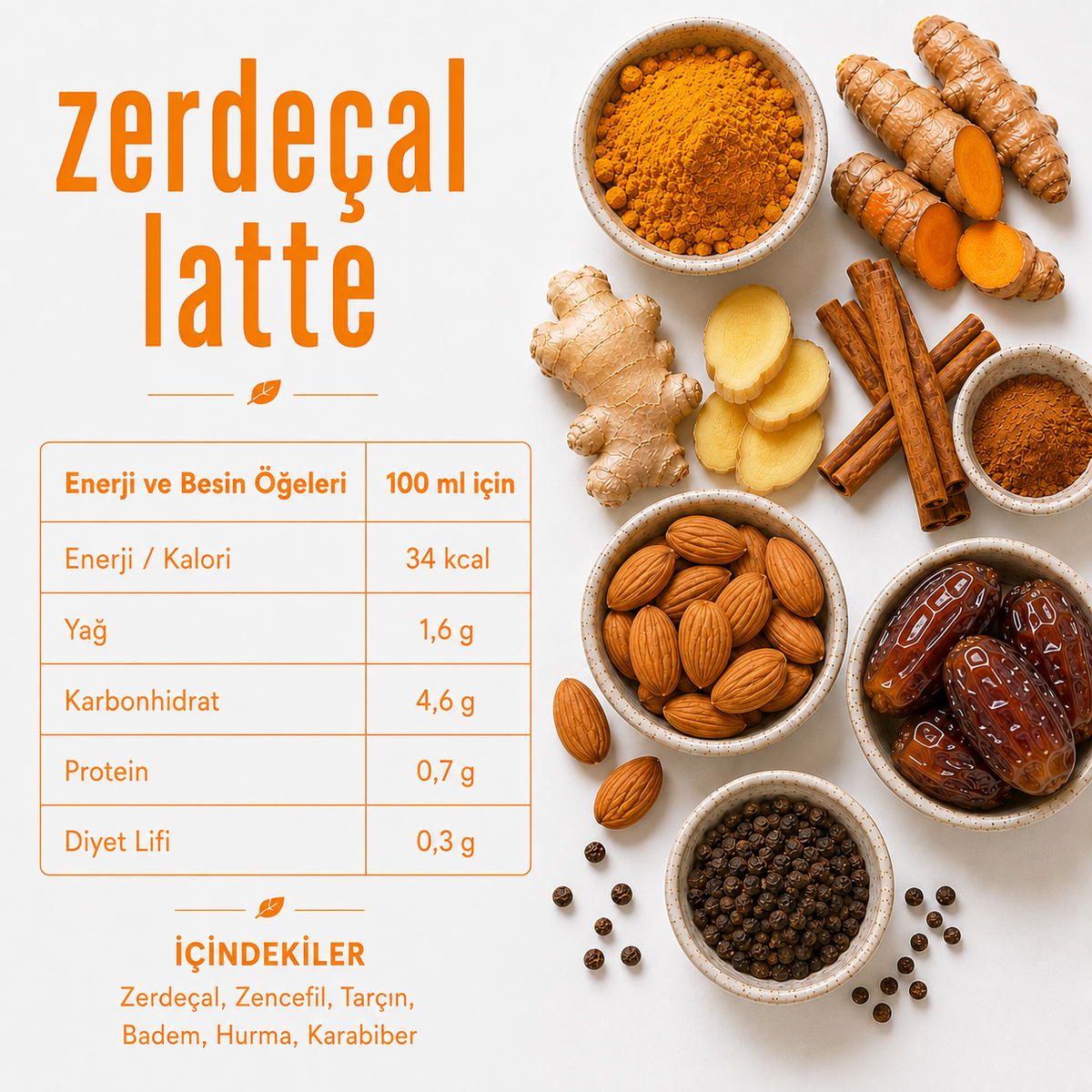 Zerdeçal Latte