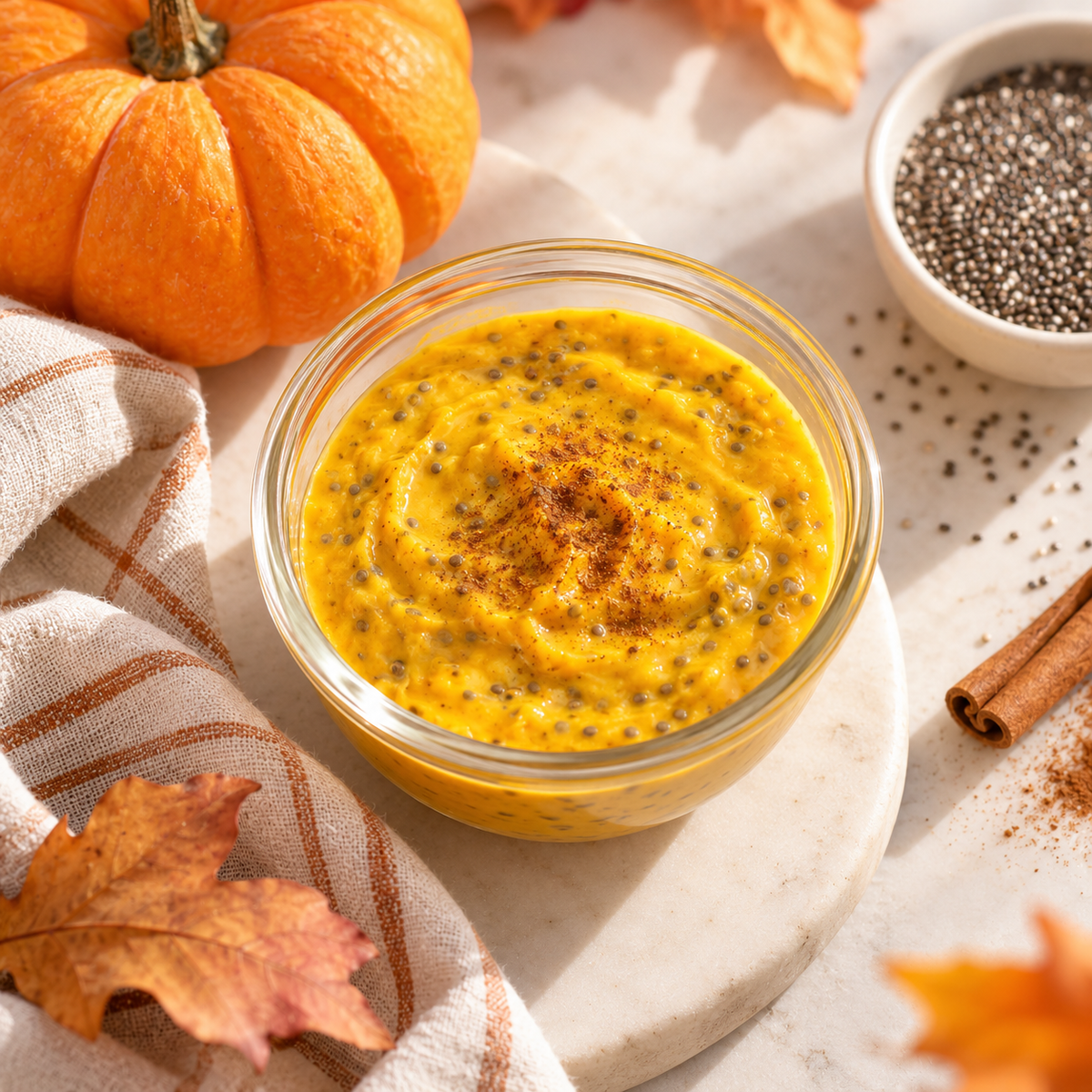 Balkabaklı Chia Puding