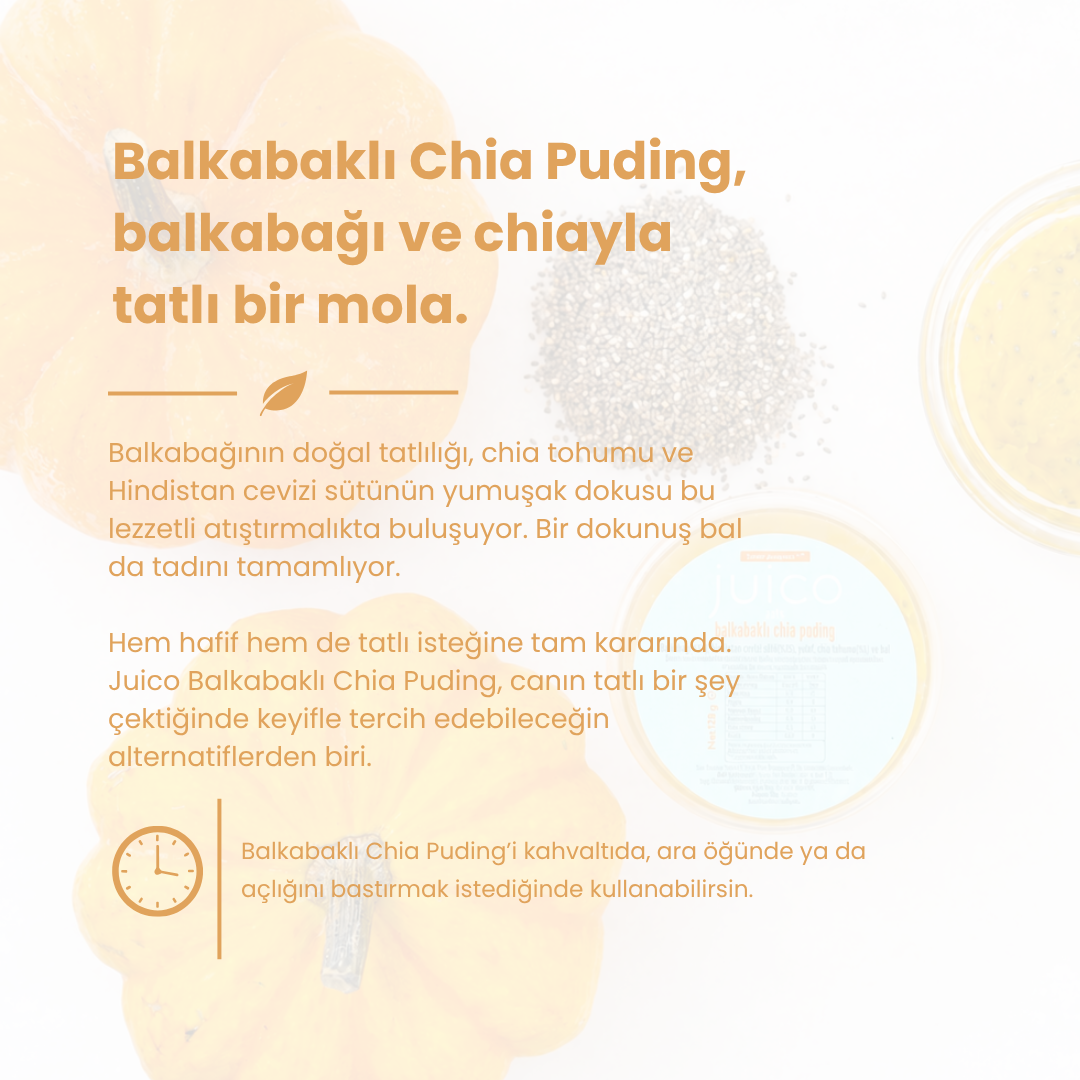 Balkabaklı Chia Puding